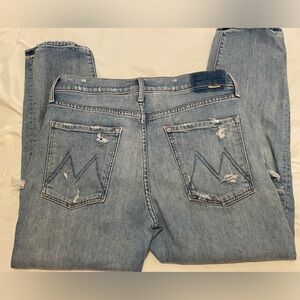 MOTHER the scraper ankle jean